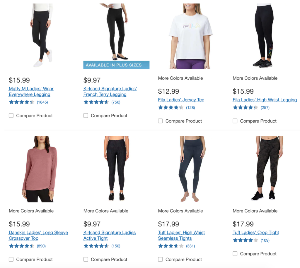 Workout Clothing For Cheap