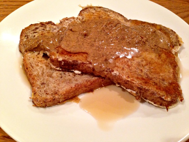 Healthy French Toast Recipe - With Almond Butter