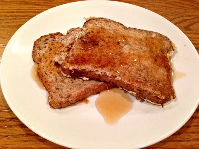 Healthy French Toast Recipe - With Syrup