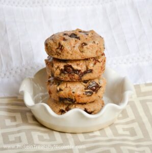 Protein Treats by Nicolette Monster Chocolate Chunk Quest Bar Almond Cookies Recipe