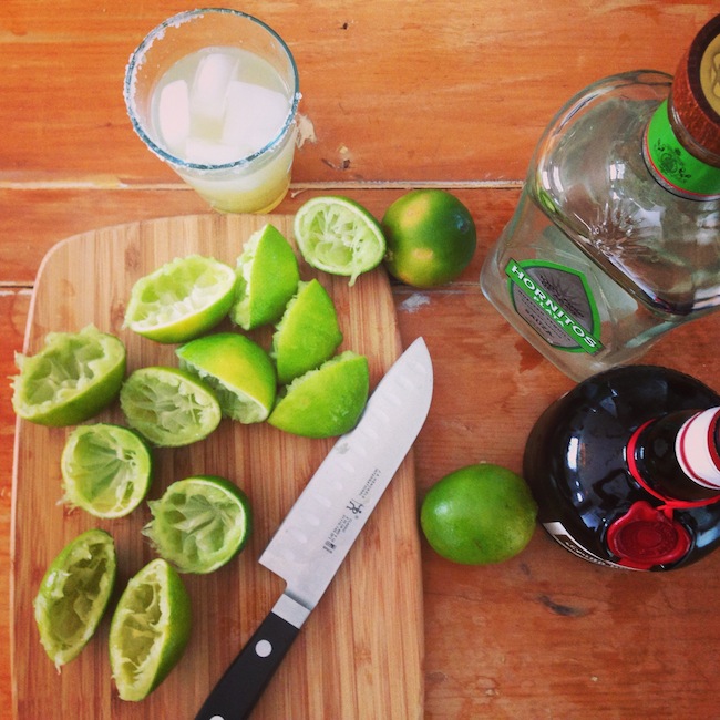 Skinny Margarita Recipe with Limes