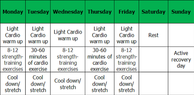 Running & Strength Training Workout Plan