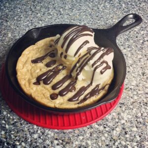 Sweetheart Stuff Skillet Chocolate Chip Casein Cookie Recipe